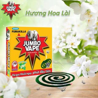 Nhang muỗi Jumbo hương Lài 10 khoanh / hộp