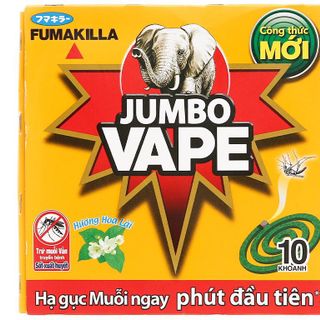 Nhang muỗi Jumbo hương Lài 10 khoanh / hộp