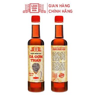 [Tặng 1 nước tương 125ml] THÙNG 6 CHAI NƯỚC MẮM NHỈ CÁ CƠM THAN 525ML - LÀNG CHÀI XƯA