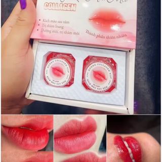 Dưỡng colagen dưỡng môi, giữ màu săm vip 1 hũ