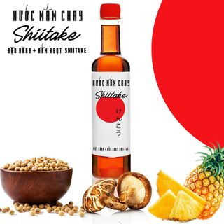 [Tặng 1 nước tương 125ml] COMBO 3 NƯỚC TƯƠNG SHIITAKE VÀ 3 NƯỚC MẮM CHAY SHIITAKE CHAI NHỰA 525ML- LÀNG CHÀI XƯA