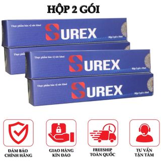 (Hộp 2 gói dùng thử) - Surex - Hỗ trợ tăng cường sinh lý nam - Bổ thận tráng dương - Tăng cường sinh lực giá sỉ