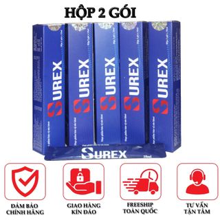 (Hộp 2 gói dùng thử) - Surex - Hỗ trợ tăng cường sinh lý nam - Bổ thận tráng dương - Tăng cường sinh lực
