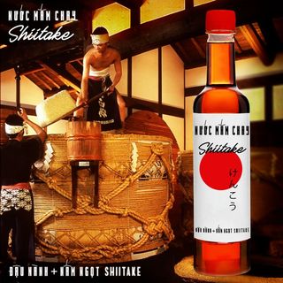 NƯỚC MẮM CHAY CAO CẤP SHIITAKE 525ML CHAI NHỰA - LÀNG CHÀI XƯA