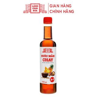 [Tặng 1 nước tương 125ml] THÙNG 6 CHAI NƯỚC MẮM CHAY 3 TRONG 1 525ML - LÀNG CHÀI XƯA