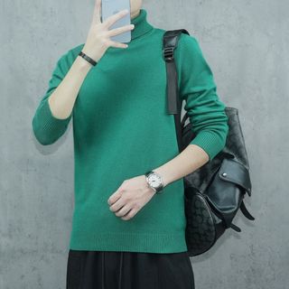 Áo len nam cổ lọ QUẢNG CHÂU CAO CẤP, len lông cừu, dày dặn, siêu mềm mịn