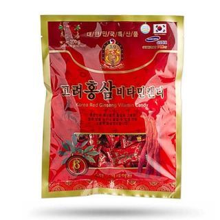 Kẹo hồng sâm 200g số 6 nhỏ Hàn Quốc giá sỉ