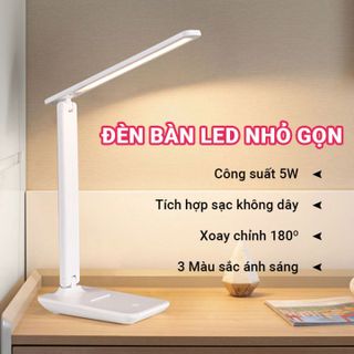 ĐÈN HỌC ĐỂ BÀN SẠC USB CÓ ĐẾ ĐỂ ĐIỆN THOẠI