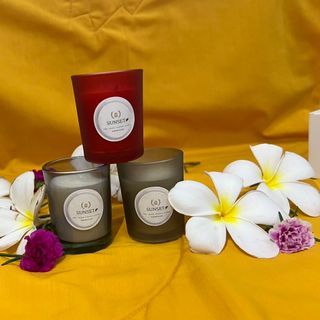 Nến Thơm SUNSET LIGHT Candle Home made làm thơm phòng