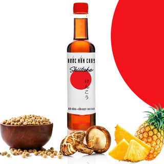 [Tặng 1 nước tương 125ml] THÙNG 6 CHAI NƯỚC MẮM CHAY SHIITAKE 525ML - LÀNG CHÀI XƯA