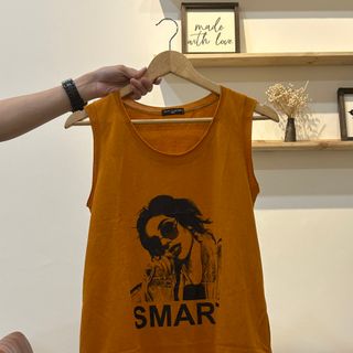 Áo ba lỗ nữ form rộng in hình cô gái freesize dưới 65kg vải thun cotton mềm mịn thoáng mát-Thu