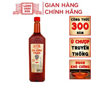 [Tặng 1 nước tương 125ml] THÙNG 6 CHAI NƯỚC CHẤM CÁ CƠM THAN 1L - LÀNG CHÀI XƯA