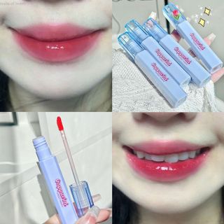 CAPPUVINI ~ Son Bóng Nội Địa Trung Men Nước Tráng Gương Có Lớp Tint Nhẹ Trên Môi