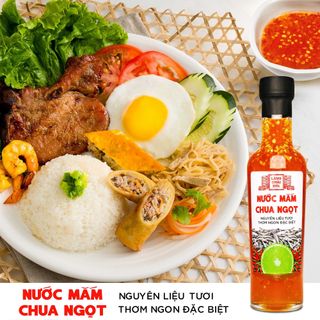 [COMBO 4 CHAI] NƯỚC MẮM CHUA NGỌT CAO CẤP 300G - LÀNG CHÀI XƯA