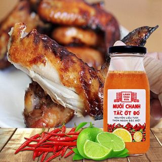 MUỐI ỚT ĐỎ CHANH TẮC CAO CẤP - LÀNG CHÀI XƯA