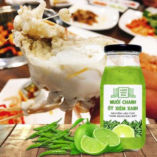 MUỐI CHANH ỚT XIÊM XANH CAO CẤP - LÀNG CHÀI XƯA