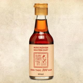 LỐC 10 CHAI NƯỚC MẮM TĨN NHÃN ĐỎ CÁ CƠM THAN MINI ĐỘ ĐẠM 40N 60ML - NƯỚC MẮM TĨN