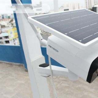 Camera IP 4G Tích Hợp Pin Năng Lượng Mặt Trời 4MP KBVISION KX-CF4203GN-AL-SP