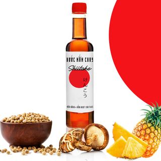 NƯỚC MẮM CHAY CAO CẤP SHIITAKE 525ML CHAI NHỰA - LÀNG CHÀI XƯA