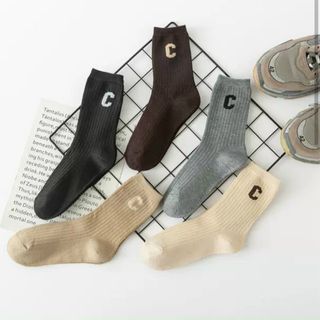 Set 5 đôi vớ nữ cổ ngắn gam màu pastel siêu yêu co giãn thoáng mát-Thu