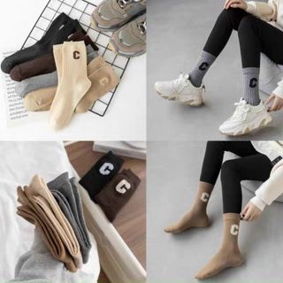 Set 5 đôi vớ nữ cổ ngắn gam màu pastel siêu yêu co giãn thoáng mát-Thu