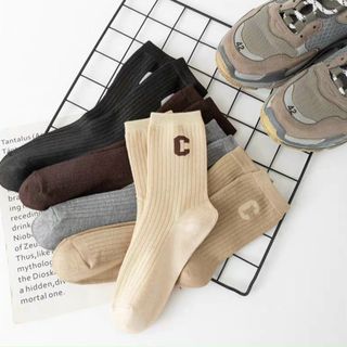 Set 5 đôi vớ nữ cổ ngắn gam màu pastel siêu yêu co giãn thoáng mát-Thu
