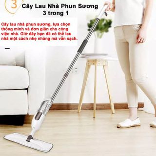 CÂY LAU NHÀ CÓ BÌNH XỊT NƯỚC THÔNG MINH