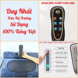 Đệm massage toàn thân cao cấp thảo dược JVJ JH-CD8 đa năng trị liệu tại nhà - Bảo Hành 12 tháng