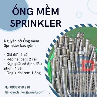 Ống mềm chữa cháy, ống nối đầu phun sprinkler, khớp nối mềm pccc, dây mềm kết nối đầu phun chữa cháy