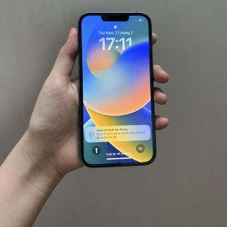 iphone 13 128GB màu xanh blue likenew 99% bảo hành 1 đổi..
