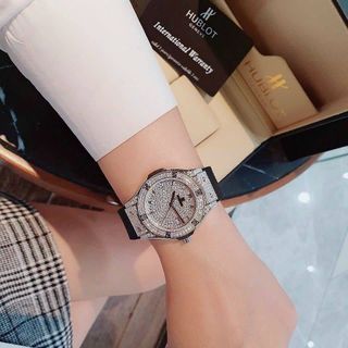ĐỒNG HỒ CAO CẤP NỮ HUB.LLOT MẶT FULL ĐÁ
