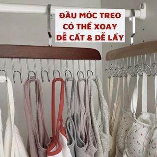 MÓC TREO QUẦN ÁO ĐA NĂNG 8 NHÁNH