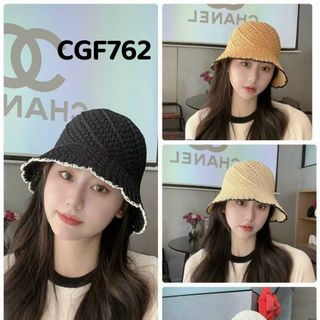 Mũ bucket móc viền trắng hoặc đen QC giá sỉ
