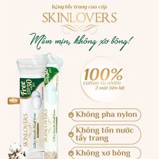 [ Sỉ ] Thùng 30 Gói Bông Tẩy Trang Skinlovers 120+30 Miếng