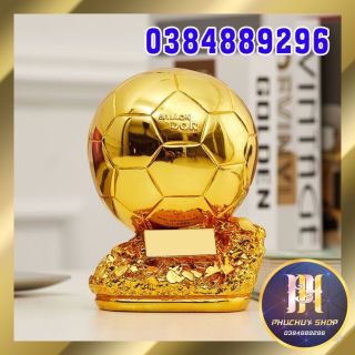 Cúp bóng đá thể thao cúp lưu niệm vinh danh kỉ niệm chương cúp c1 laiga worlcup quả bóng vàng cầu thủ xuất sắc in ấn free decal giấy