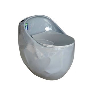 Bồn cầu trứng nhiều màu sắc độc đáo kiểu hạt lạc phù hợp với không gian nhà tắm hiện đại