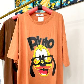 Áo thun form rộng tay lỡ nữ 3158 cổ tròn in hình chú chó giá rẻ unisex freesize nhiều màu siêu hot giá sỉ số lượng lớn-Thu