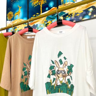 Áo thun tay lỡ form rộng unisex freesize vải cotton khô in hình siêu đẹp hàn sẵn sll-Thu
