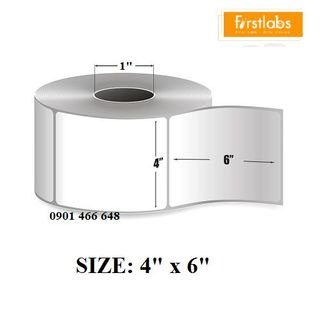 GIẤY DECAL NHIỆT 4'' x 6'' - LABEL 102mm x 152mm - Tem vận đơn A6 giá sỉ