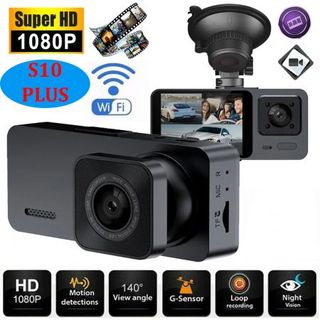 CAMERA HÀNH TRÌNH Ô TÔ S10 PLUS 2 MẮT 1080P CÓ WIFI giá sỉ