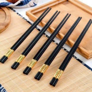 Combo 10 đôi đũa mạ vàng