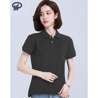 Phúc An - Áo thun Polo trơn nữ có cổ 4054 có size lớn (big size)