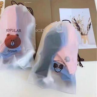 Set 10 đôi vớ gấu kèm túi đựng siêu xinh thời trang thể thao năng động giá rẻ sll-Thu