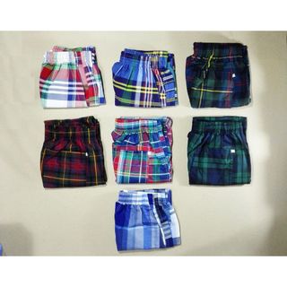 Quần short nam khaki carô Phúc An có size lớn