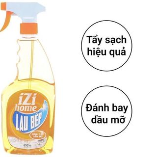 Nước lau kính izihome 650ml hương