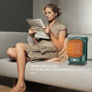 Quạt sưởi mini để bàn 500W