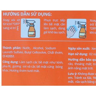 Nước Lau Kính Izihome 650ml