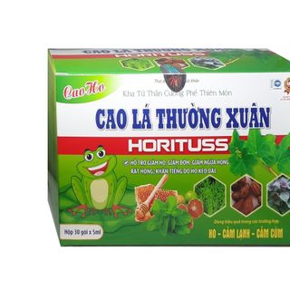 Siro Cao Lá Thường Xuân giúp giảm ho, long đờm, giảm rát họng hộp 30 gói