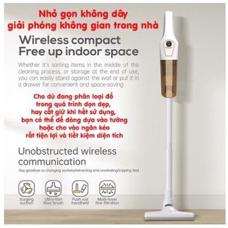 Máy hút bụi cầm tay không dây G.E.H bụi lông tóc vụn bimbim rác nhỏ dùng cho sàn nhà thảm lông ngắn bàn phím sofa