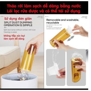 Máy hút bụi cầm tay không dây G.E.H bụi lông tóc vụn bimbim rác nhỏ dùng cho sàn nhà thảm lông ngắn bàn phím sofa